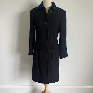 Express Black Textured Trench Coat - Size3/4...fits like a size 6